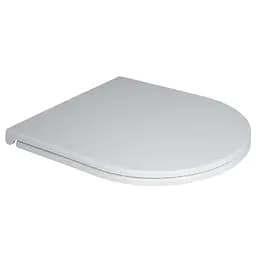 Сиденье для унитаза Mixxus Premium Seat Cover Ellipse-Bevel-Wave-2001 с микролифтом 463х361х MP6609, Белый