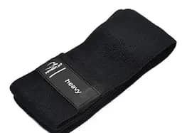 Тканинна гумка PowerPlay 4111 Hip Band L Light для фітнесу та спорту Чорна (d_84cm) (PP_4111_Black_L) - мініатюра 5