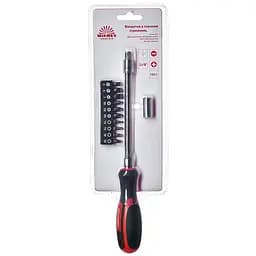 Викрутка з гнучким стрижнем Vitals Master з набором біт (179536)