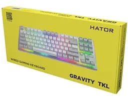 Клавіатура HATOR Gravity TKL Orange ENG White (HTK561) - мініатюра 8