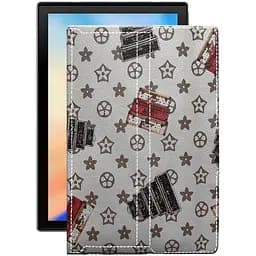 Чехол StatusCASE из экокожи для планшета Blackview Tab 8e Луи-Витон-белый