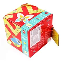 Настільна гра Djeco Дитяче доміно. Раз Два Три (Domino One, two, three, 28 pcs) (DJ08168)