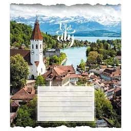 Зошит загальний "Старе місто" Leader 096-630039K-3 в клітинку, 96 аркушів