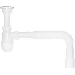 Сифон для раковини Kroner KRP - TB06 1 1/4"х40/50 мм CV032108, Білий