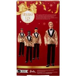 Колекційна лялька Barbie Signature Кен Святковий блондин (JGK55) - мініатюра 3