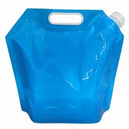 М'яка пляшка-фляга для води 10 л для спорту та походів блакитна
