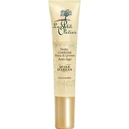 Бальзам для контуру очей і губ Le Petit Olivier Organic Care антивіковий, з аргановою олією 15 мл (3549620033021)