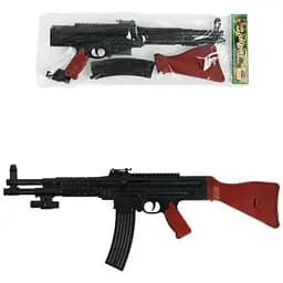 Игрушечный автомат с лазерным прицелом, съемным прикладом и магазином