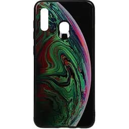 Чохол-накладка Toto Print Glass Space Case Samsung Galaxy A20/A30 Green