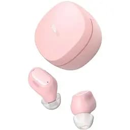 Наушники беспроводные Baseus Bowie WM01 стерео гарнитура розовая NGTW370004