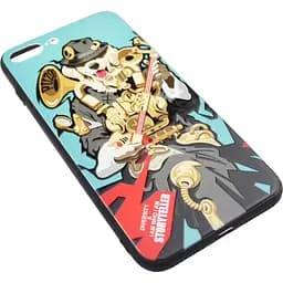 Чохол-накладка PUZOO TPU with UV Printing Punk Phone iPhone 7 Plus/8 Plus Ligjt Green - мініатюра 3