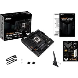 Материнська плата Asus TUF Gaming B650M-PLUS WIFI sAM5 B650 4xDDR5 M.2 HDMI DP WiFi BT mATX - мініатюра 2
