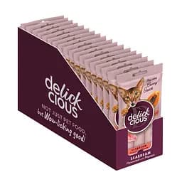 Ласощі для котів Delickcious Дорада з додаванням папаї 4 х 15 г (4820269141612) - мініатюра 2