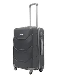 Валіза середня M ABS-пластик Milano bag 147M 66×46×29см 80л Сірий - мініатюра 2