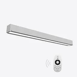 Встроенный управляемый светильник армстронг X-LED 30Вт серый (600x42x45)