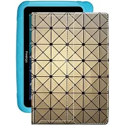 Чехол StatusCASE из экокожи для планшета Prestigio SmartKids 3197 Золотой ромб