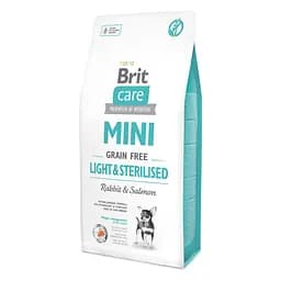 Сухий корм для стерилізованих собак мініатюрних порід Brit Care GF Mini Light & Sterilised 7 кг