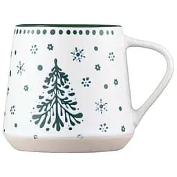 Чашка Ardesto Christmas New Year's кераміка 350 мл біла (AR3092)