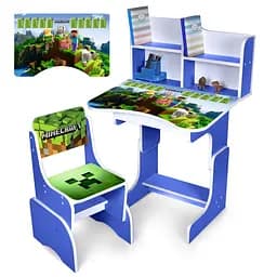 Дитяча Парта N 2071-13-4 синій, зі стільчиком