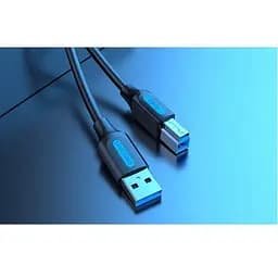 Кабель Vention COOBD USB 3.0 Type-A Male to Type-B Male Printer Cable 0.5m, Black (COOBD) - мініатюра 2