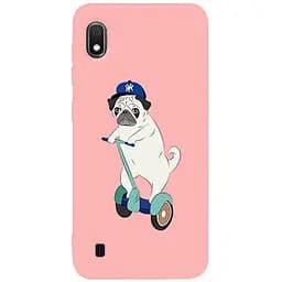 Чохол-накладка Toto Matt TPU 2 mm Print Case Samsung Galaxy A10 #2 Dog Skate Pink