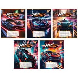 Набір зошитів Yes Prostreet А5 в лінійку 60 аркушів 10 шт. (767161)