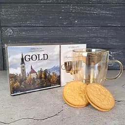 Набір чашок Vittora Gold з подвійним дном 270 мл 2 шт. (133109) - мініатюра 3