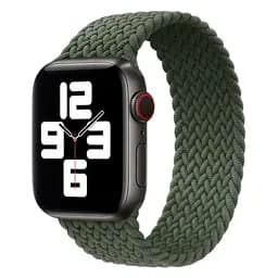 Ремешок Braided Solo Loop Band для Apple Watch 42/44/45mm Inverness Green Size 8 160mm [56261]