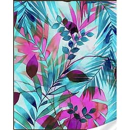 Алмазна мозаїка Strateg Абстракція листя 30х40 см (GM86864)