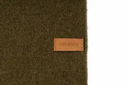 Плед Ardesto Leonardo Doubleface 140x200 см 100% вовна хакі-коричневий (ART0402LD) - мініатюра 4