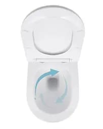 Набір Q-tap Nest 4 в 1 підвісний унітаз Jay Ultra Quiet 520x360x320 + комплект інсталяції QT07335175W48201 - мініатюра 5