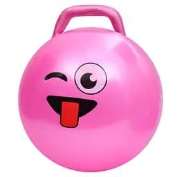 Мяч для фитнеса Смайл Bambi MS 4856(Pink) 45 см, с ручкой, 300 г