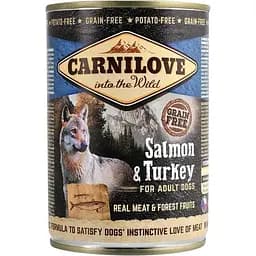 Беззерновой влажный корм для собак Carnilove Adult Salmon & Turkey с лососем и индейкой 400 г