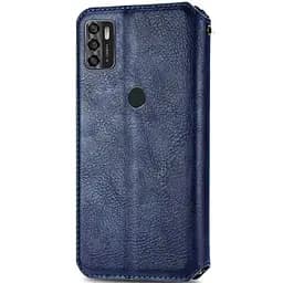 Шкіряний чохол-книжка GETMAN Cubic (PU) для ZTE Blade A7s (2020) Синій - мініатюра 4