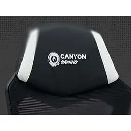 Ігрове крісло Canyon Flow MCH01 Mesh Black White (CNE-MCH01W) - мініатюра 6