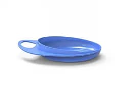 Набір тарілок Nuvita Easy Eating, синій, 2 шт. (NV8451Blue) - мініатюра 2