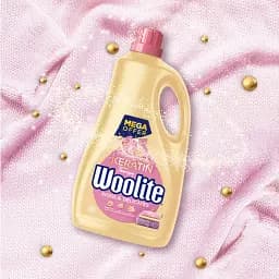 Засіб для прання рідкий Woolite для вовни та делікатних тканин з Кератином 3.6 л - мініатюра 2
