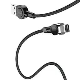 USB Cable Hoco S8 Magnetic Lightning Black 1m - мініатюра 10