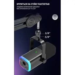 Мікрофон Fifine (AM8) USB/XLR Black (AM8) - мініатюра 10