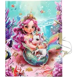 Блокнот дитячий Malevaro Русалонька на замочку 178 x 133 мм 56 аркушів у лінійку (362401-U)