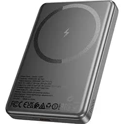 Зовнішній акумулятор Hoco Q26A Joy MagSafe 10000 mAh 20W Metal Gray [117332]