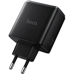 Мережевий зарядний пристрій Hoco C160A Upgrade PD65W Black (6942007672009) [163534] - мініатюра 3