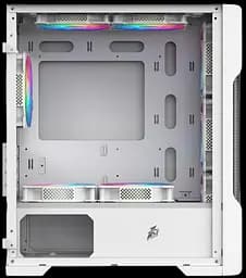 Корпус 1stPlayer T3-WH-4F1-W FRGB White - мініатюра 5