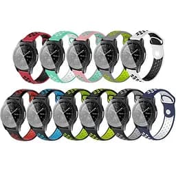 Ремінець Becover Vents Style для Huawei Watch GT 2 42 mm Black-Red (705722) - мініатюра 4