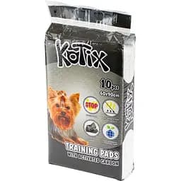 Пелюшки для собак Kotix Premium з активованим вугіллям 60х90 см 10 шт.