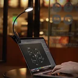 Настільна лампа Baseus Comfort Reading Mini Clip Lamp Dark Gray (DGRAD-0G) [67870] - мініатюра 7