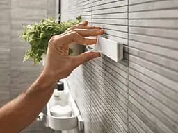 Полиця глибока Hansgrohe WallStoris 25x10x7 см Matt Black 27912670, Чорний матовий - мініатюра 2
