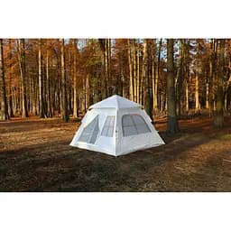 Автоматическая кемпинговая палатка с тентом 240×240×170 см слоновая кость OldBro CC-SY23ZP005