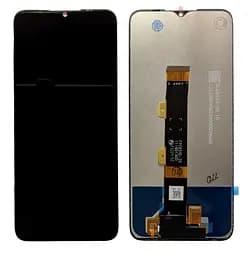 Рамка кріплення дисплея Samsung A525 Galaxy A52 2021 чорна*