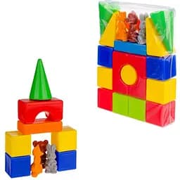 Конструктор Теремок №1 Colorplast 1-064 20 деталей